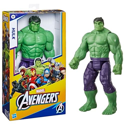 Image of Marvel Avengers Titan Hero Series Blast Gear Deluxe Hulk Action Figure, 30-cm Toy, Inspired byMarvel Comics, For Children Aged 4 and Up