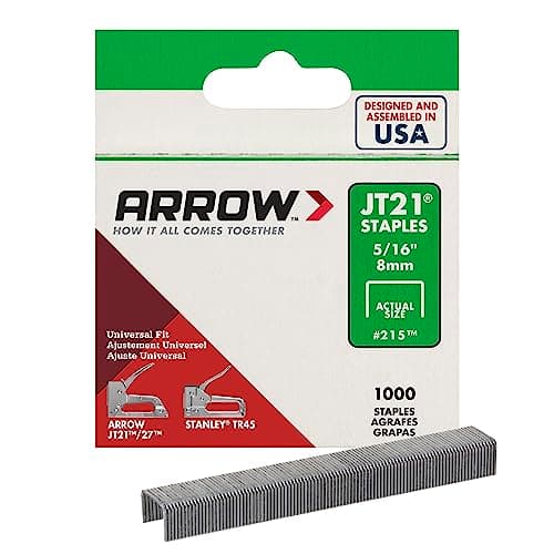 Image of Arrow Staples Jt21 Box 1000 - 5/16 in, Silver
