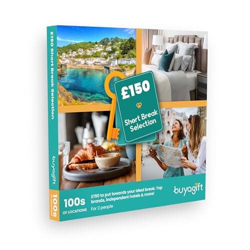 Image of Buyagift £150 Short Break Selection Experience Box - Getaways and Mini Holidays Across the UK and Europe