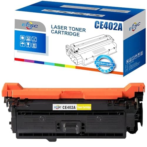 Image of ECSC CE402A Compatible Toner Cartridge Replacement For HP Color LaserJet Managed M575cm MFP M575dnm Yellow (1 Pack)