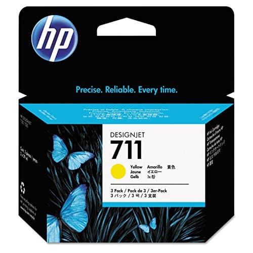 Image of HP 711 29ml Print Cartridge - Yellow (Pack of 3)