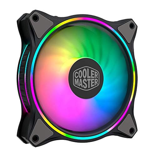 Image of Cooler Master MasterFan MF140 Halo Duo-Ring ARGB 3-Pin Fan, 24 Independently LEDs, 140mm PWM Static Pressure Fan, Absorbing Pads for Computer Case & Liquid Radiator