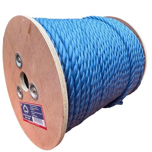 Image of 100M TRADE REELS EVERLASTO BLUE POLYPROPYLENE POLY ROPE 6MM 8MM 10MM 12MM 14MM 16MM 24MM (8MM)