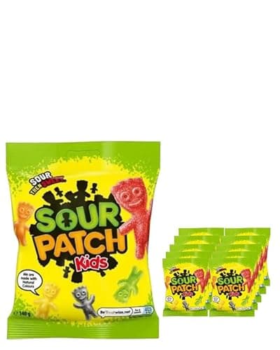 Image of Sour Patch Kids Original Sweets Bag Multipack, 10 x 130 g