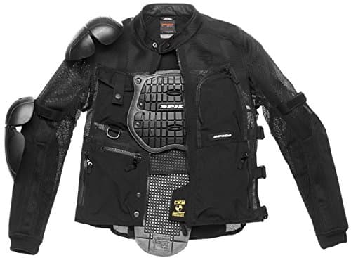 Image of SPIDI T187-026-XXL Multi-Tech Armor Evo Jacket, Black, Size 2X-Large
