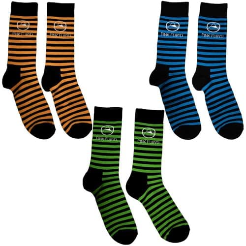 Image of Rock Off officially licensed products Pink Floyd Mono Prism Ankle Socks Boxed Set One Size