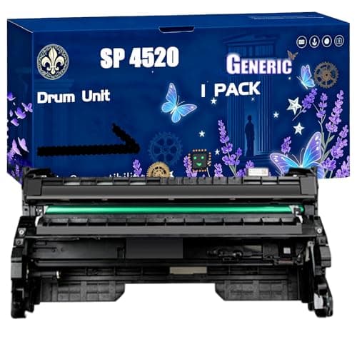 Image of SP 4520 Drum Unit Compatible for Ricoh MP 401SPF 402SPF SP 4520DN Printers, Black High Yield 20000 Pages Printer Accessories (1 Pack Black)