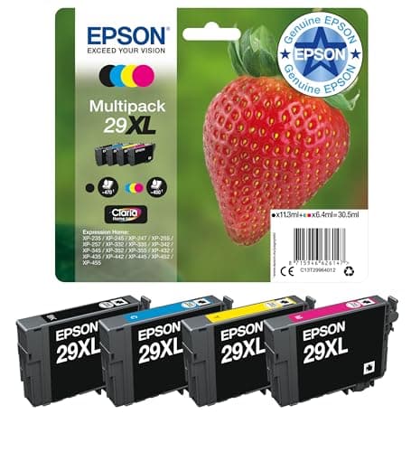 Image of EPSON Strawberry Ink Cartridge for Expression Home XP-445 Series - Assorted