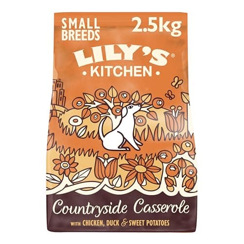 Image of Lily's Kitchen Made with Natural Ingredients Adult Small Breed Dry Dog Food Chicken & Duck Grain-Free Recipe 2.5kg