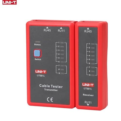 Image of UNI-T UT681C Professional Cable Tester Network RJ45 RJ11 BNC Telephone Wire Tracker Ethernet LAN Detector Line Finder
