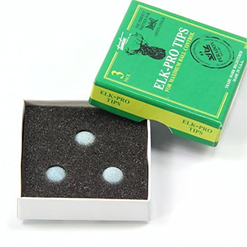 Image of Tweeten NEW! Elk Master PRO Pool Snooker Cue Tips - 10mm MEDIUM