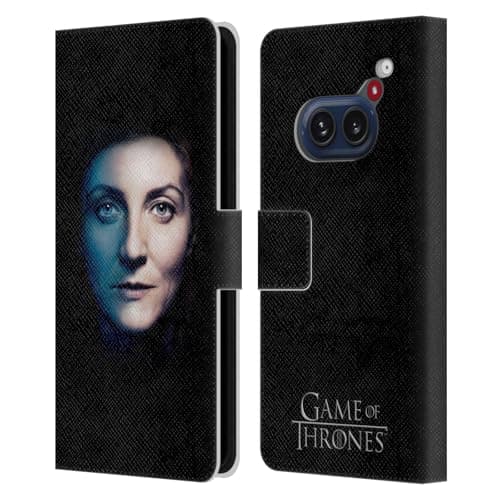 Image of Head Case Designs Officially Licensed HBO Game of Thrones Catelyn Stark Valar Morghulis Leather Wallet Case Compatible With Nothing Phone (2a)