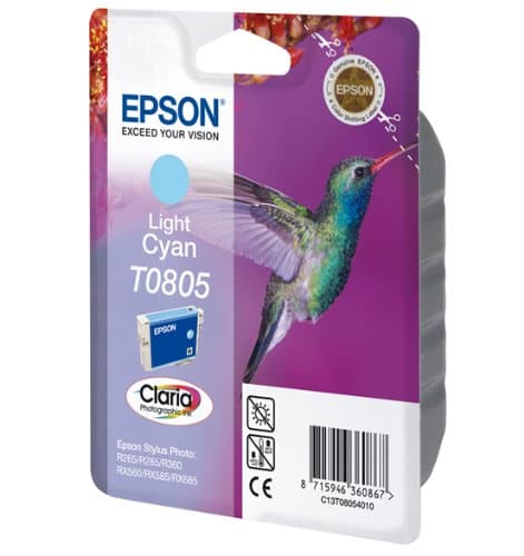 Image of Epson Printer Cartridge Light Cyan T0805
