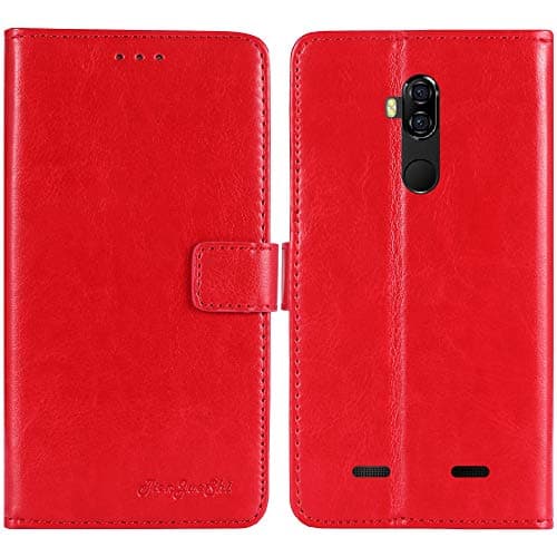 Image of TienJueShi Red Book Stand Premium Retro Business Flip Leather Protector Phone Case For AGM X3 5.99 inch Cover Etui Wallet
