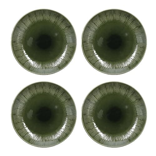 Image of MIKASA Jardin 4pc Stoneware Dinner Plate Set, 27cm, Gift Boxed
