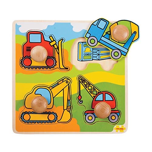 Image of Bigjigs Toys My First Peg Puzzle Construction