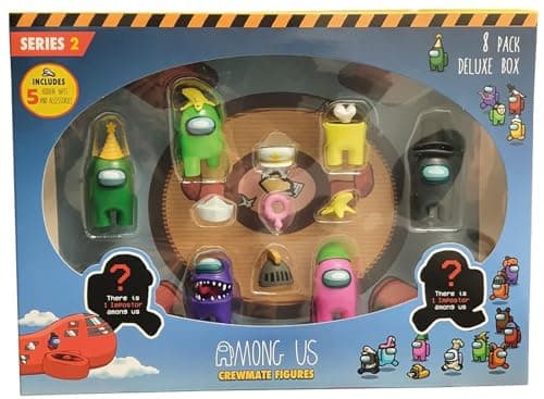Image of Among Us Crewmate Figures 8 Pack Deluxe Box (S2)