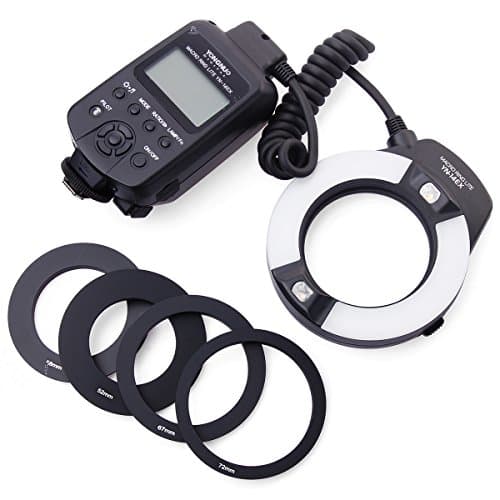 Image of Yongnuo YN-14EX Macro Ring TTL Flash Light + Adapter for Canon DSLR 6D 7D LF464