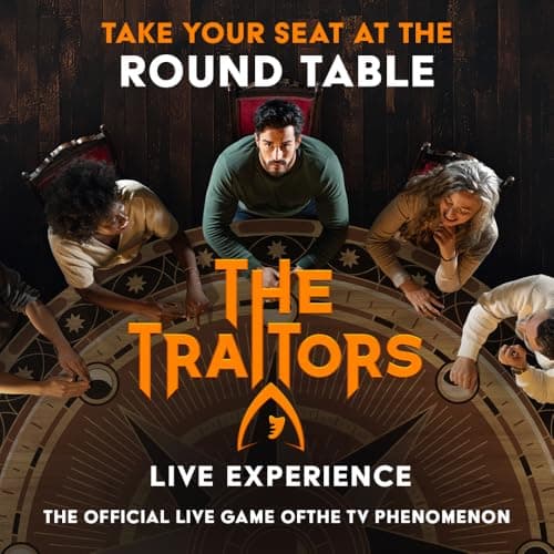 Image of Buyagift The Traitors: Live Experience for Two People, Official Live Game of the Hit TV Series