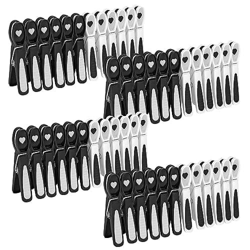 Image of Vinsani 48 Pcs Clothes Pegs – Strong Grip, Windproof & Non-Slip Plastic Laundry Clips for Washing Line, Heavy Duty Clothes Pins for Indoor & Outdoor Use, Aesthetic Design | Multicolored