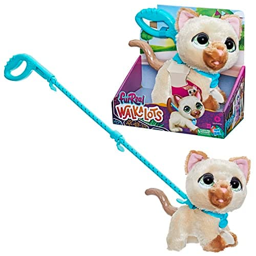 Image of FurReal friends Walkalots Large Racker Interactive Toy Cat for Walking with Sounds and Reactions for Children from 4
