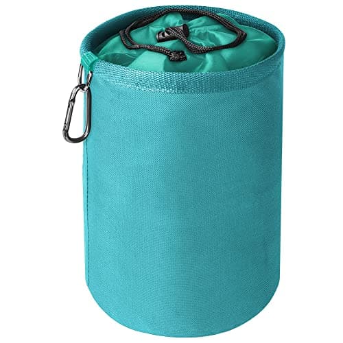 Image of Vicloon Premium Peg Bag, Large Peg Bag with Closing Cord and Hanging Snap Hook, Peg Bags for Laundry Clothes Pegs, Indoor Outdoor Pegs Organizer Storage Use, Blue
