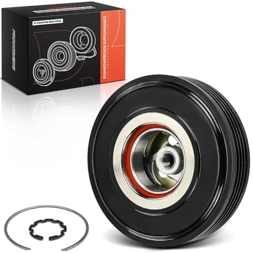 Image of Frankberg 1x AC Compressor Clutch Kit Compatible with 5 Series E60 520-550 5 Series E61 520-550 6 Series E63 645 650 6 Series E64 645 650 7 Series E65 E66 E67 730-760 Replace# 64509180548