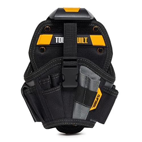 Image of ToughBuilt - Large Drill Holster Pouch with 6 Pockets (Patented ClipTech Hub & Work Belts) - (TB-CT-20-L-UK)