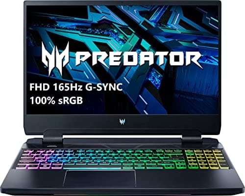 Image of Acer Predator Helios 300 Gaming Laptop, 15.6 inch FHD IPS 165Hz Display,14 Core Intel Core i7-12700H, NVIDIA GeForce RTX 3060, 32GB DDR5 RAM, 1TB SSD, Windows 11 Home