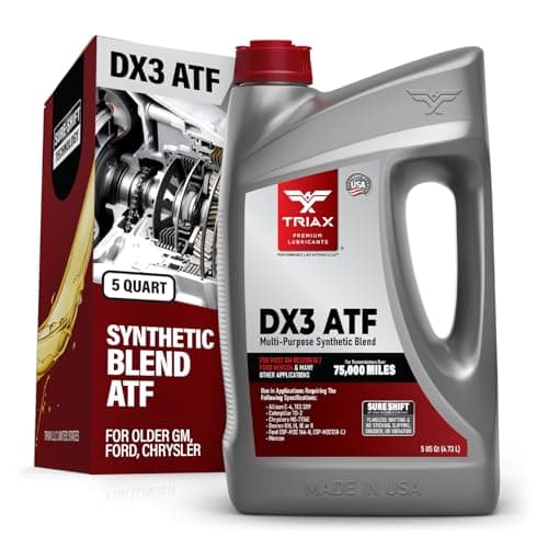 Image of TRIAX DX3 ATF Multi-Purpose Automatic Transmission Fluid Dexron III & Mercon Approved Friction-Optimized for Smooth Shifting & Wear Protection - For Automatic Transmissions & Power Steering