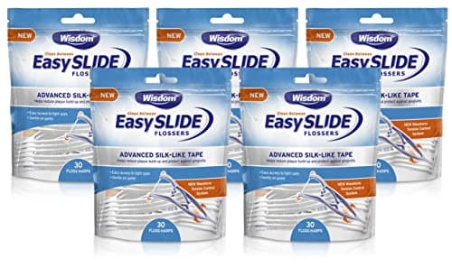 Image of Wisdom Interdental Easy Slide Flossers 30s (PACK 5)