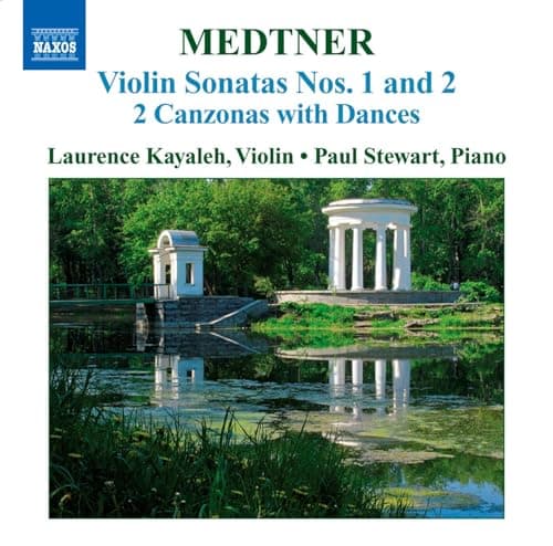 Image of Medtner: Works for Violin and Piano (Complete), Vol. 2 - Violin Sonatas Nos. 1 and 2 / 2 Canzonas With Dances