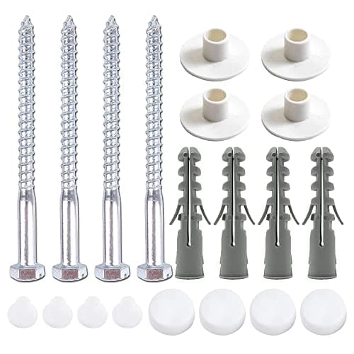 Image of 2 Sets Toilet Bidet Anchor Bolts Set Universal Bathroom Toilet Pan Floor Fixing Kit Pedestal Fixing for Bathroom Repair Fixings
