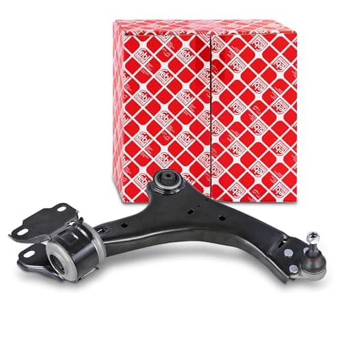 Image of febi bilstein 34584 Control Arm with bushes, joint and lock nut, pack of one
