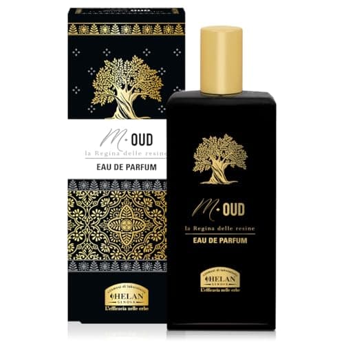 Image of Helan, M Oud - Men's Perfume with Fresh Citrusy Fragrance, Elegant and Mysterious Men's Eau de Parfum with Aromatic Oud and Tobacco Notes - Men's Perfumes Ideal as a Men's Gift, 100 ml - Made in Italy
