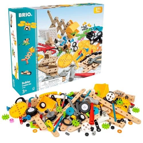 Image of BRIO Builder Creative Construction Set - STEM Building, Learning, Educational Toys For Ages 3 Years Up