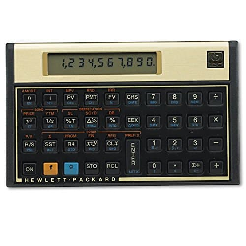 Image of Hewlett Packard [HP] Calculator Financial Battery-power 10 Digit over 120 Functions Ref HP12C