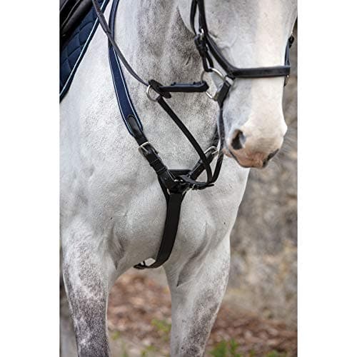 Image of RAMBO Micklem Breastplate Leather - Black: Pony
