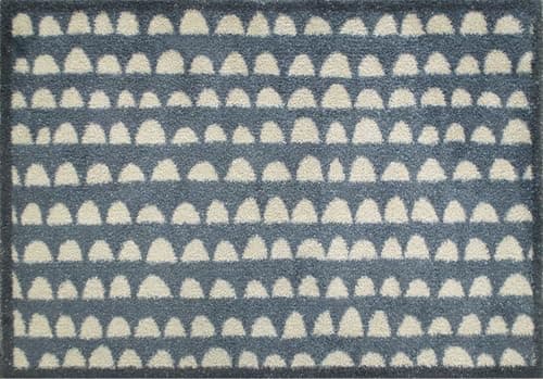 Image of Turtle Mat Design Priya Navy 60x85cm, inside and outside, washable