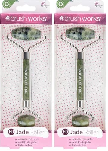 Image of Brushworks HD Jade Roller (Pack of 2)