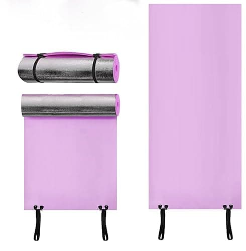 Image of ADEPTNA Heavy Duty Waterproof Roll Up Foil Camping Hiking Mountaineering Picnic Exercises Mat Eva Foam Sleeping Mattress Thermal Insulated – It Keeps Cold And Dampness Away (PINK)