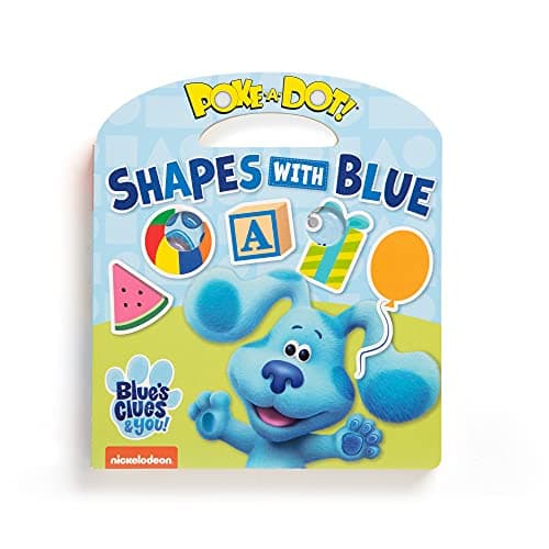 Image of Melissa & Doug Blue's Clues & You! Children's Book - Poke-A-Dot: Shapes with Blue, Multicolor, 33006