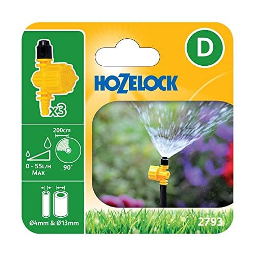 Image of Hozelock 90° Adjustable Vari-Jets (3 pack), Black