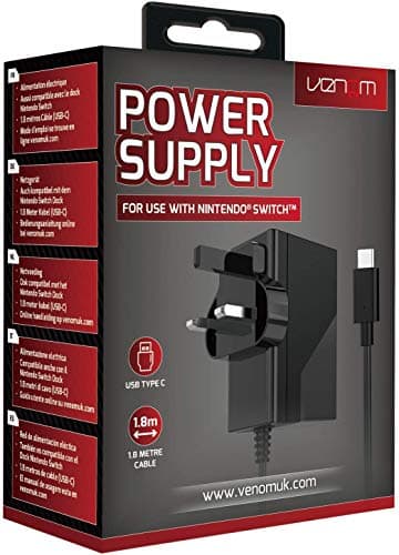 Image of Venom Nintendo Switch Power Supply (Compatible with Console, Dock and Pro Controller) (Nintendo Switch)