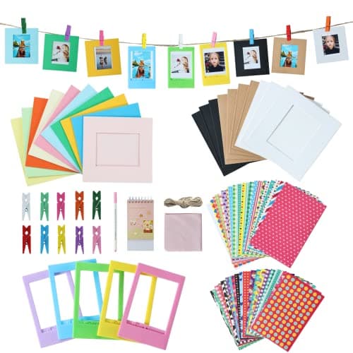 Image of 8 in 1 Colorful Bundle Kit Accessories Compatible with Fujifilm Instax Mini 11 90 70 9 8+ 8 LiPlay Instant Camera, Polaroid Snap SnapTouch PIC-300 Z2300 Instant Camera