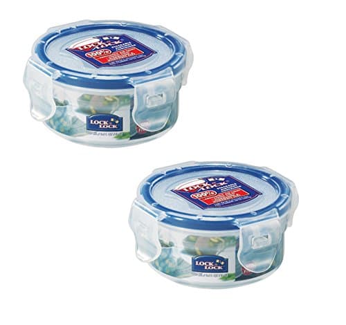 Image of Lock and Lock 100ml Extra Small Round Storage Containers Set of 2