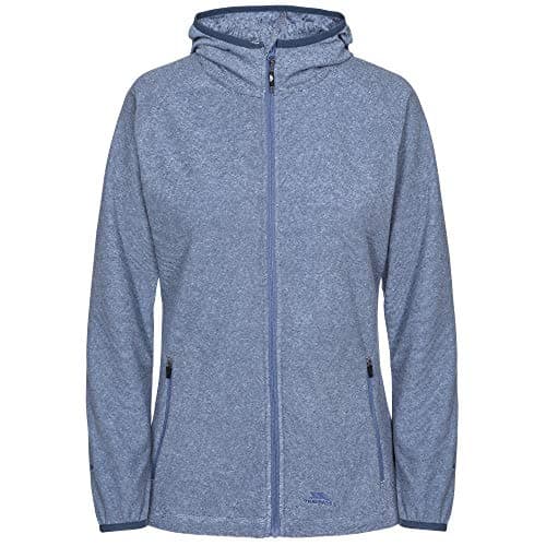 Image of Trespass Women's Jennings Warm Microfleece Jacket With Hood 140gsm, Navy, S UK