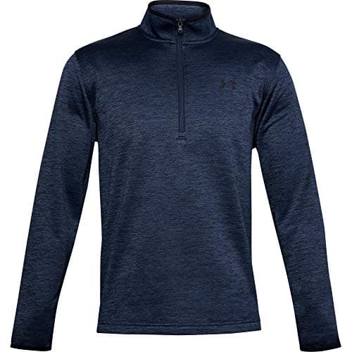 Image of Under Armour Men Armour Fleece 1/2 Zip, Elasticated and Breathable Long Sleeve Fleece, Comfortable Half Zip Running Top