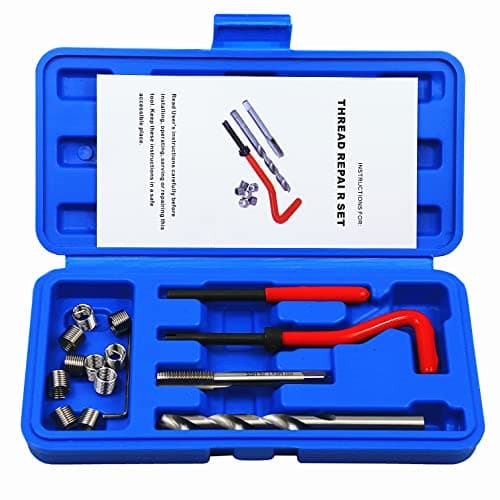 Image of BestsQ Metric Thread Repair Kit M9 x 1.25MM Compatible Hand Tool Set for Auto Repairing (M9-1.25)