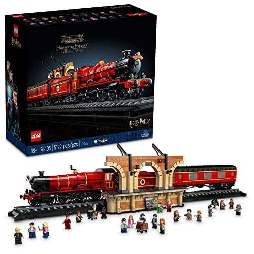 Image of LEGO Harry Potter Hogwarts Express – Collectors' Edition 76405, Iconic Replica Model Steam Train from The Films, Collectible Memorabilia Set for Adults